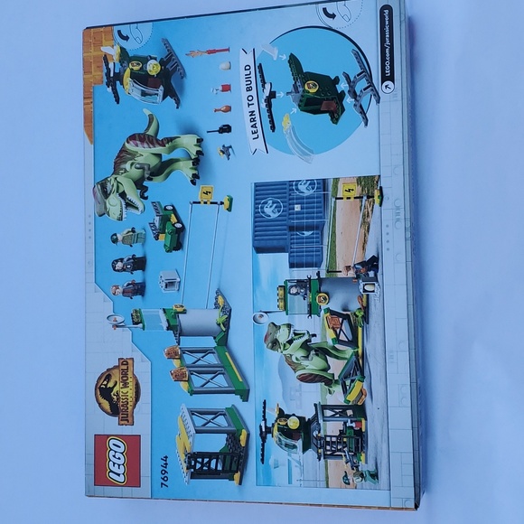 Lego Jurassic World T Rex Dinosaur Breakout 76944 - 140 Pcs New in Box RETIRED - Picture 2 of 8